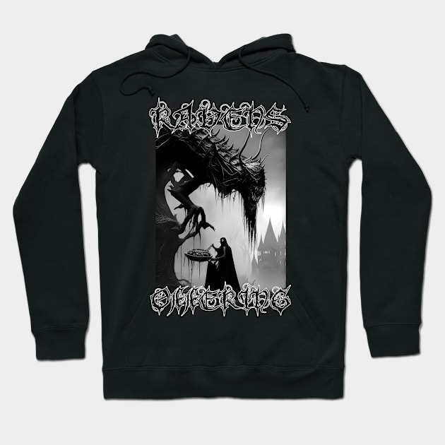 Ravens Offering Hoodie by Silent Strega Streetwear